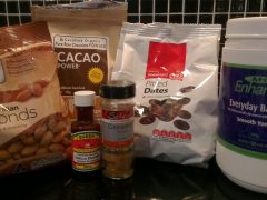 Ingredients for our Protein Ball recipe